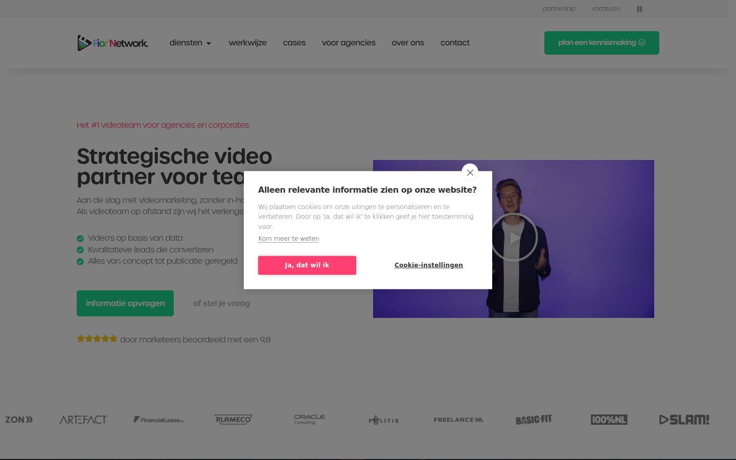 Snímka obrazovky banera súhlasu zobrazeného pred akoukoľvek interakciou
