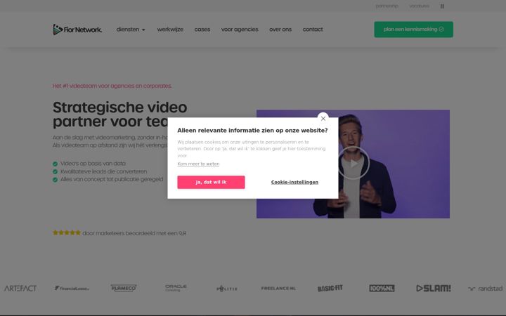Screenshot of fior.network
