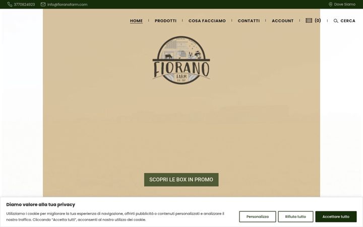 Screenshot of fioranofarm.com