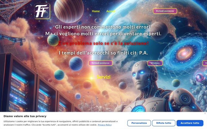 Screenshot of fioravanti.info