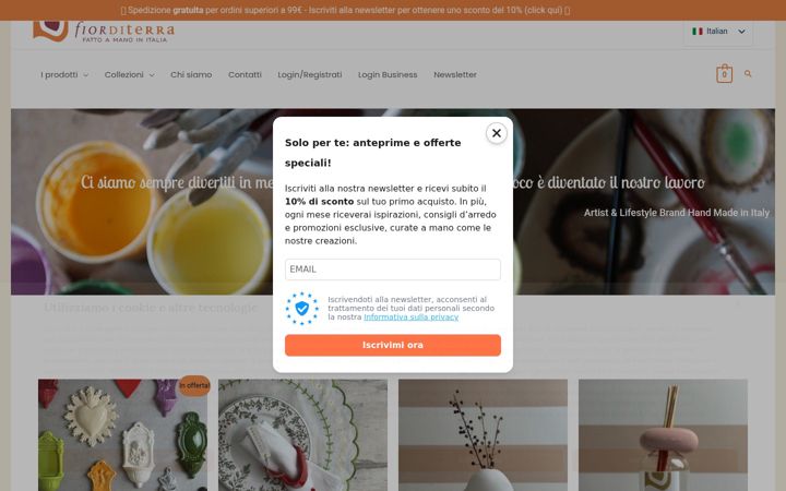 Screenshot of fiorditerra.com