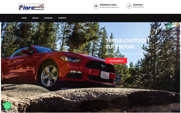 Ekrano kopija fioreauto.it
