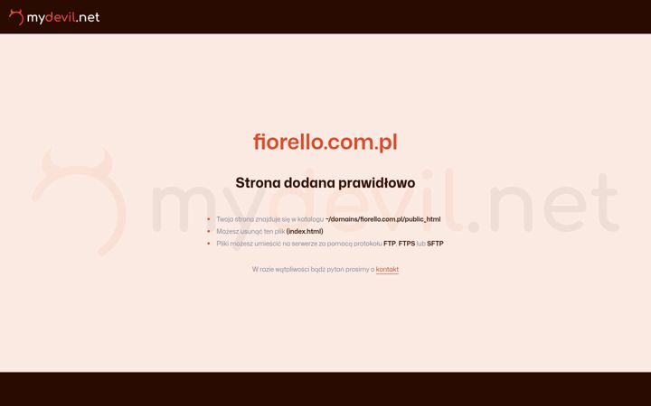 Screenshot of fiorello.com.pl