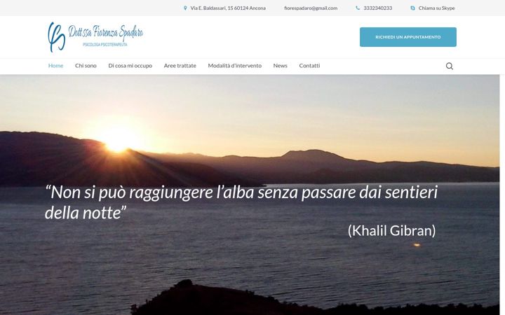 Screenshot ta' fiorenzaspadaropsicologa.it