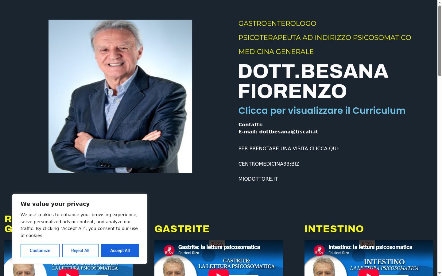 Screenshot tal-banner tal-kunsens muri qabel kwalunkwe interazzjoni