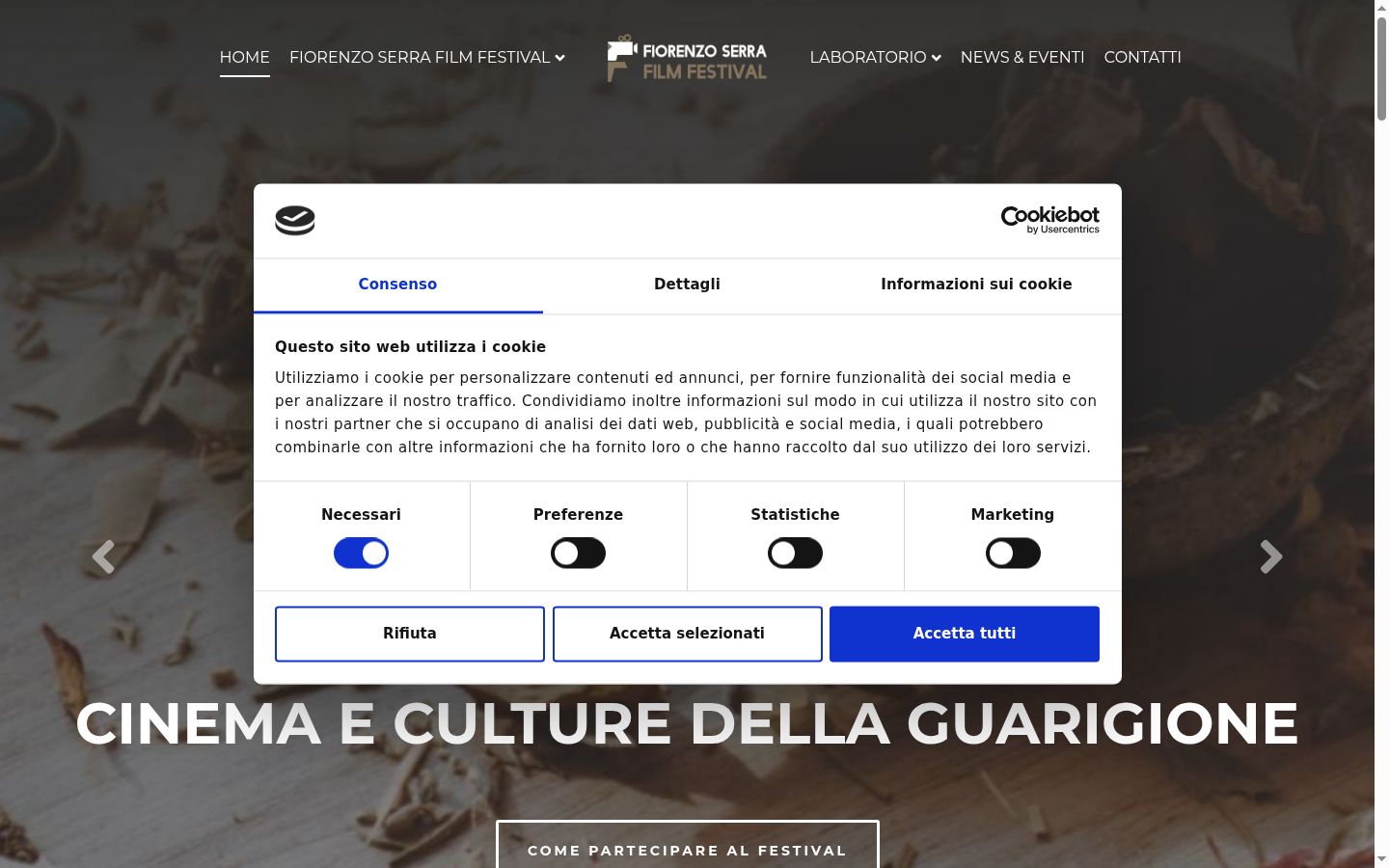 Screenshot tal-banner tal-kunsens muri qabel kwalunkwe interazzjoni