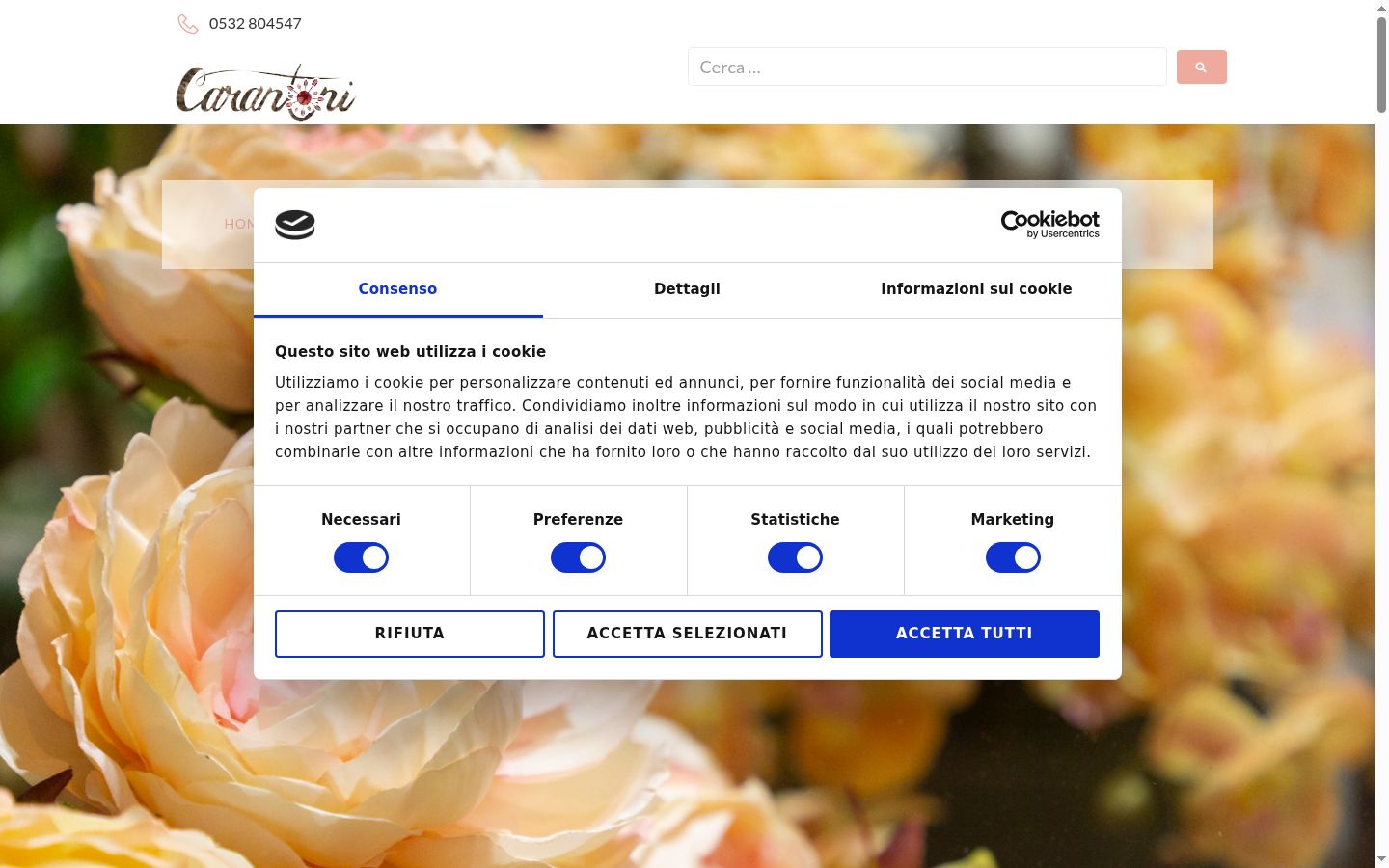 Screenshot tal-banner tal-kunsens muri qabel kwalunkwe interazzjoni