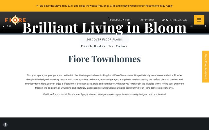 Screenshot of fiorevenice.com