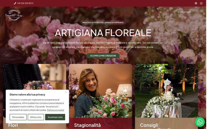 Screenshot of fioriedera.it
