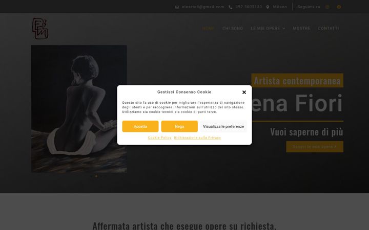 Screenshot di fiorielena.it
