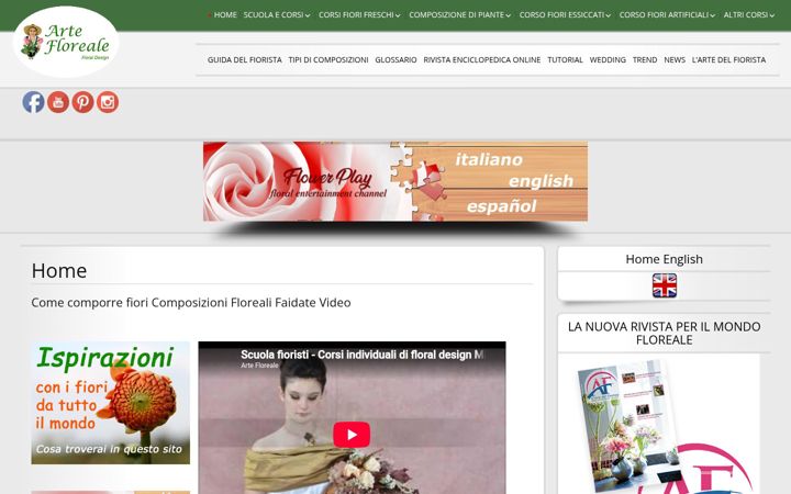 Screenshot di fioristaitaliano.it
