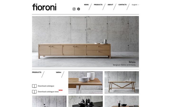Screenshot di fioronidesign.it