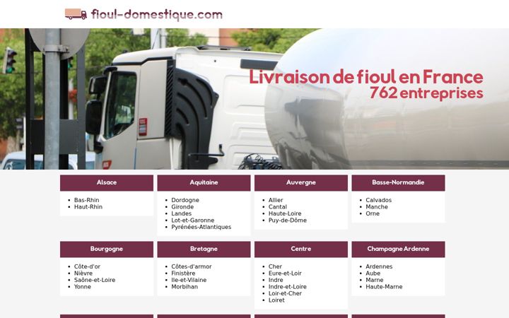 Screenshot of fioul-domestique.com