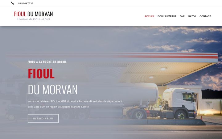 Screenshot of fioul-du-morvan.fr