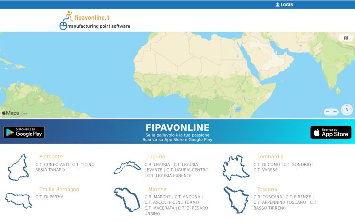 Screenshot of fipavonline.it