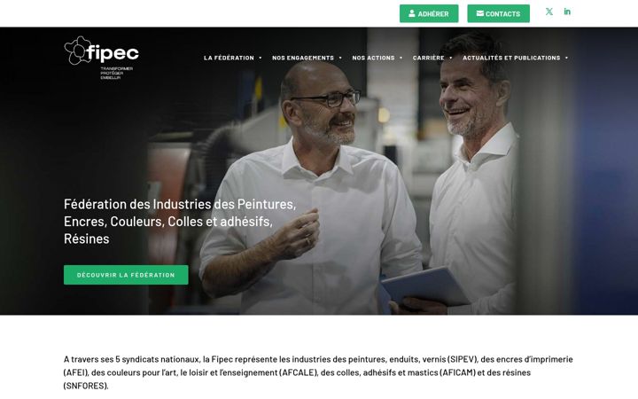 Screenshot of fipec.org