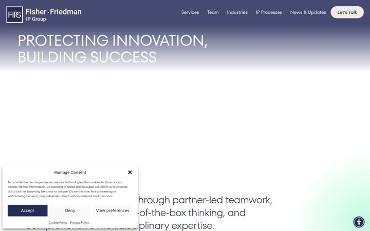 Screenshot of fipg.co.il