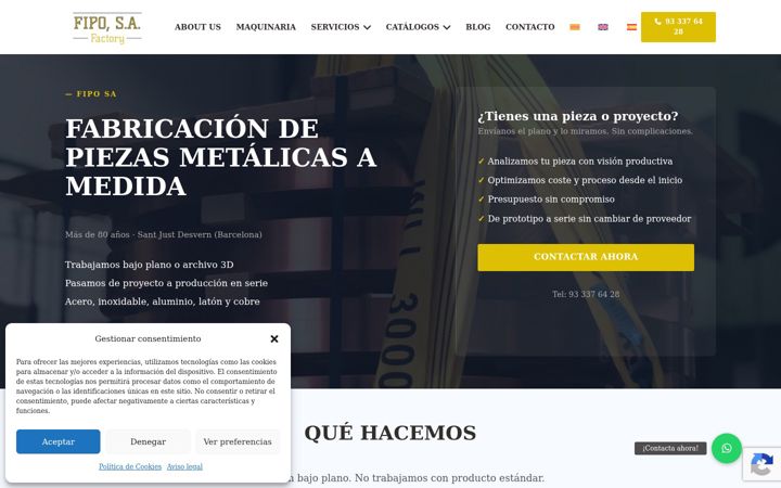 Screenshot of fiposa.com