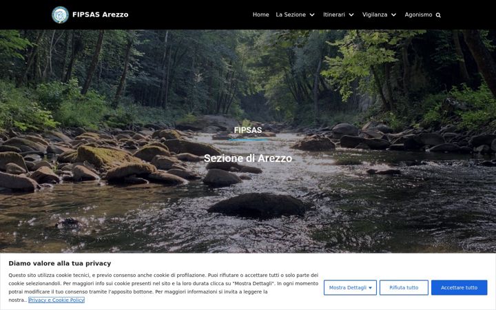 Screenshot of fipsasarezzo.it