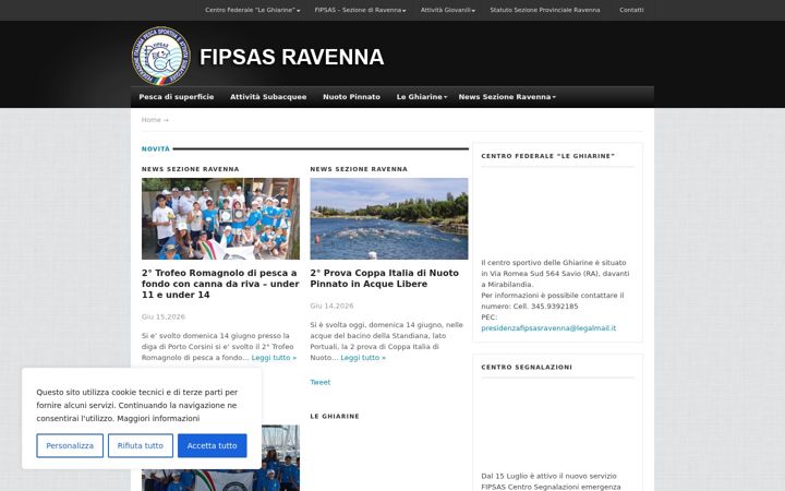 Screenshot of fipsasravenna.com