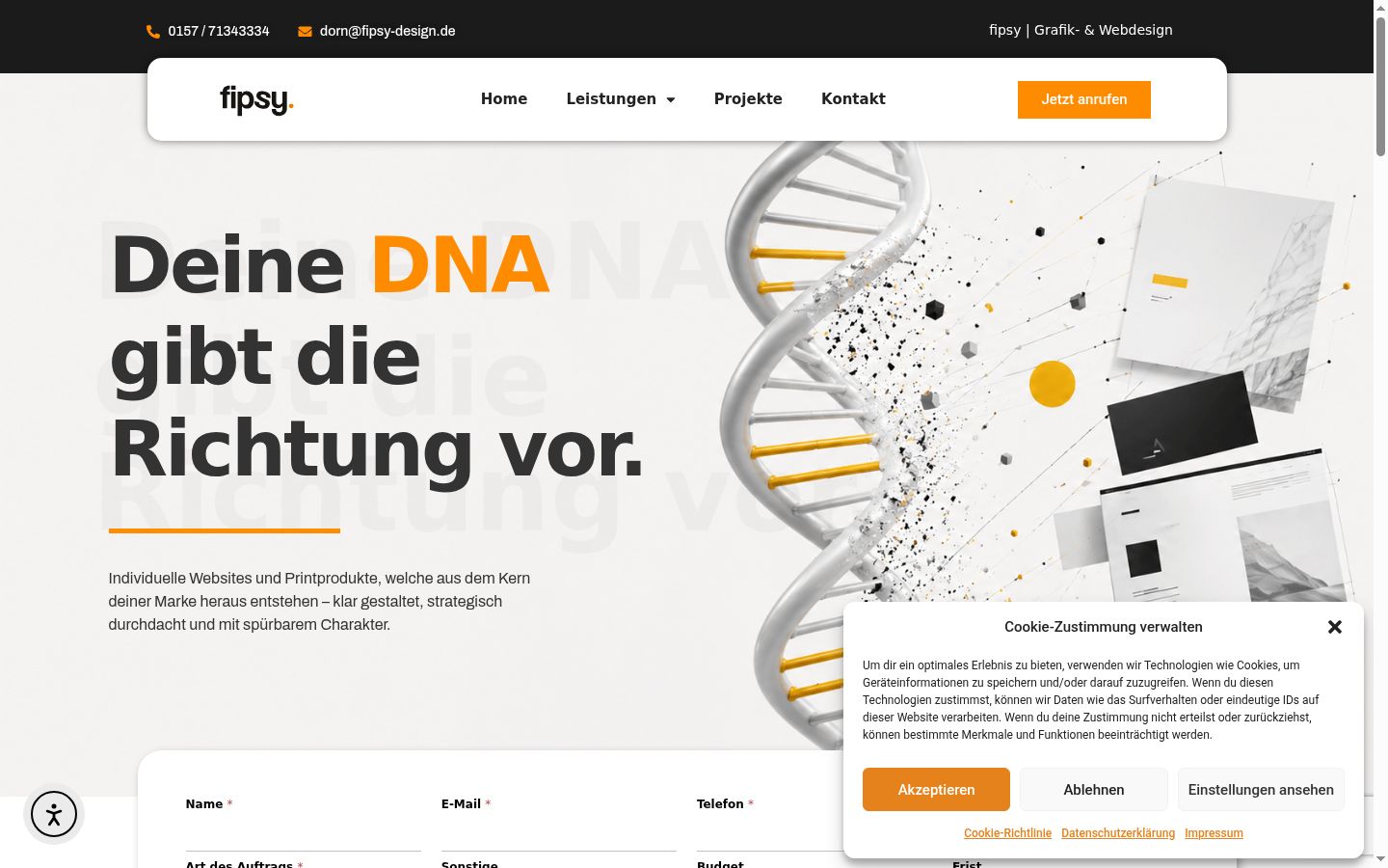 Screenshot tal-banner tal-kunsens muri qabel kwalunkwe interazzjoni