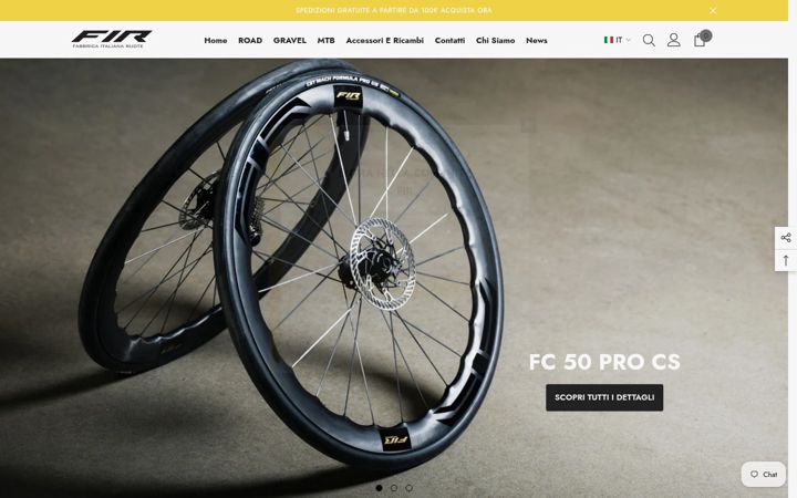 Screenshot of fir-ruote.it