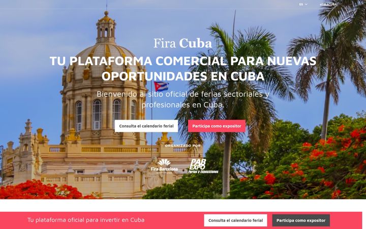 Screenshot of firacuba.com