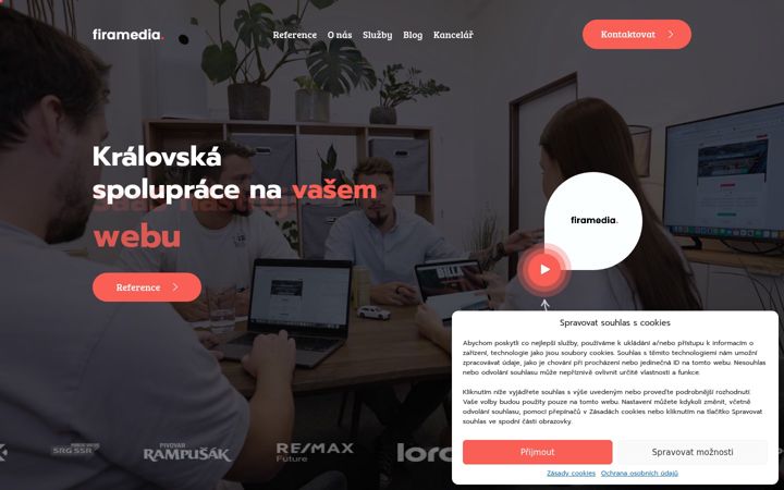 Screenshot of firamedia.cz