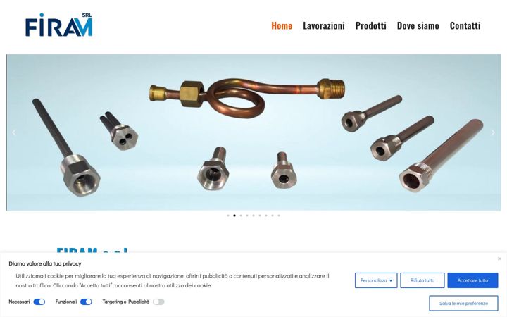 Screenshot of firamsrl.it