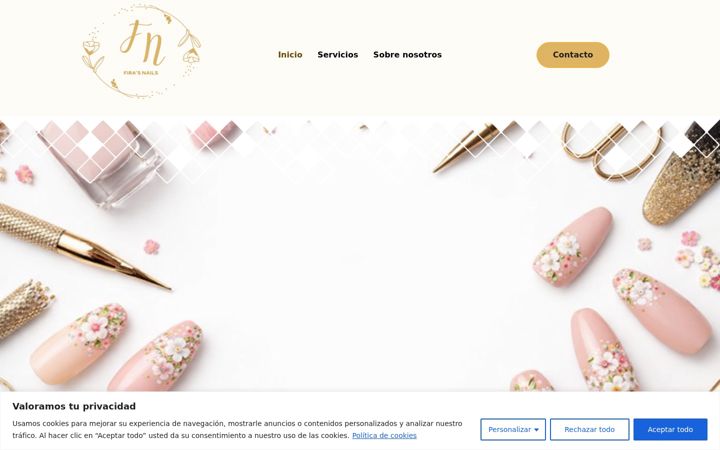 Screenshot of firanails.es