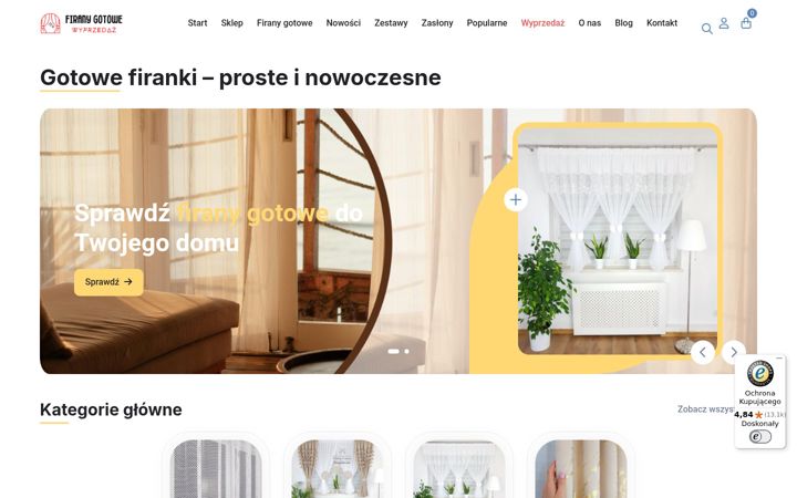 Screenshot of firanygotowe.com