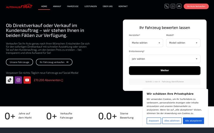 Screenshot of firat-autohaus.de