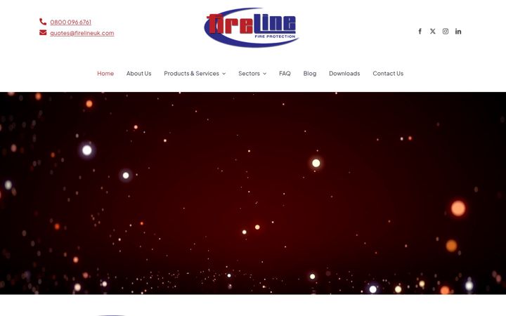 Screenshot of fire-extinguisher-maintenance.co.uk