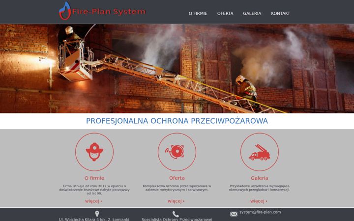Screenshot of fire-plan.com