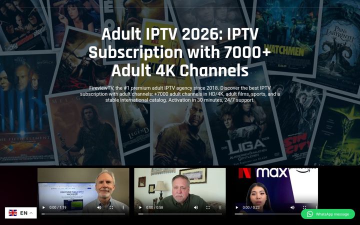 Screenshot of fire-viewtv.com