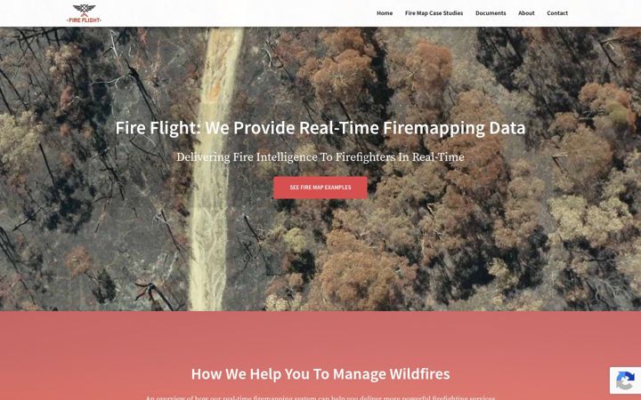 Screenshot of fire.aero