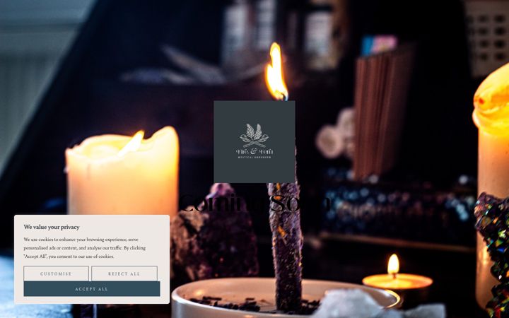 Screenshot of fireandfern.co.uk