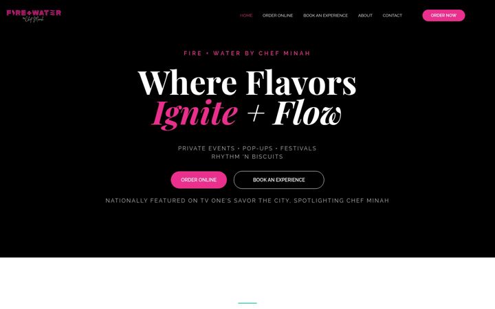 Screenshot of fireandwatersf.com