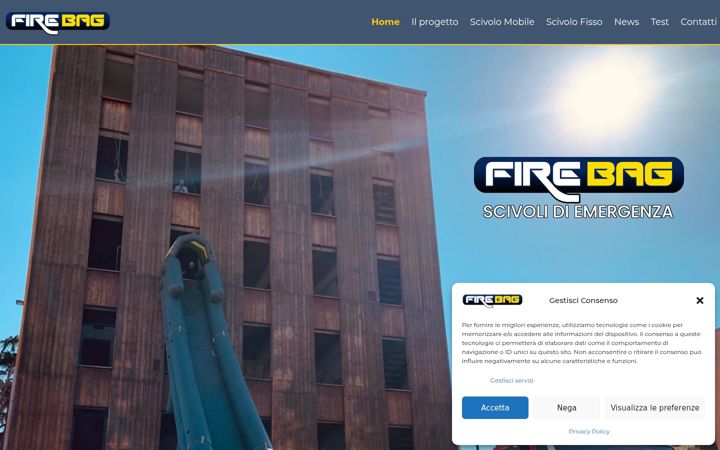 Screenshot of firebag.it