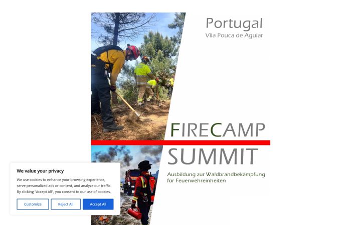Screenshot of firecamp-summit.de