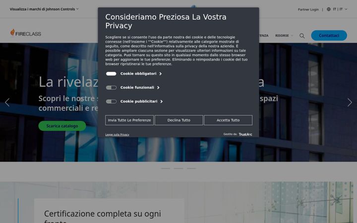 Screenshot of fireclass.it