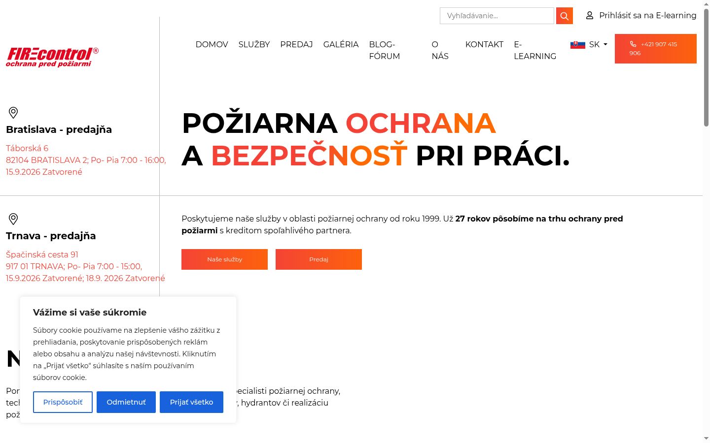 Captura de pantalla del banner de consentimiento mostrado antes de cualquier interacción