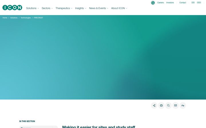 Screenshot of firecrestclinical.com
