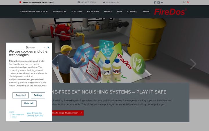Screenshot of firedos.com