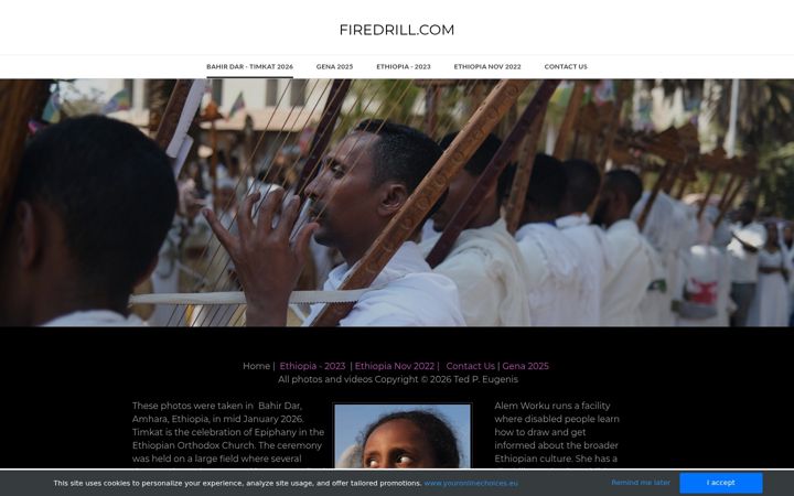 Screenshot of firedrill.com