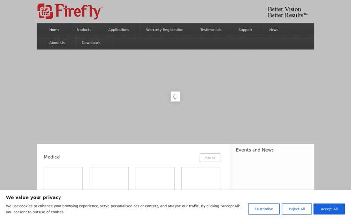 Screenshot of fireflyglobal.com