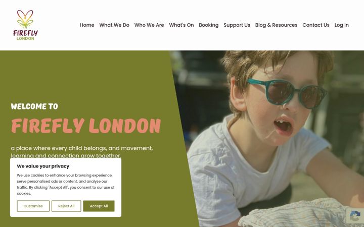 Screenshot of fireflylondon.com