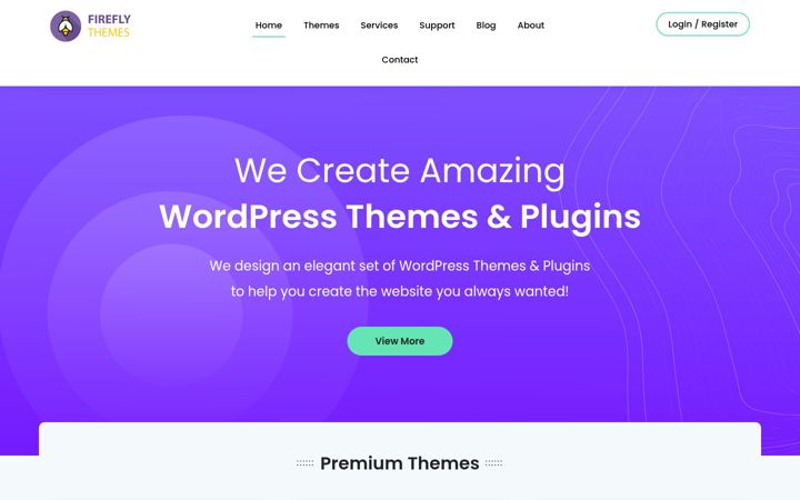 Screenshot of fireflythemes.com