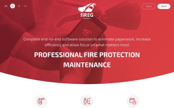 Screenshot of fireg.ca