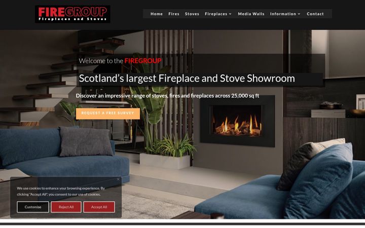 Screenshot of firegroup.co.uk
